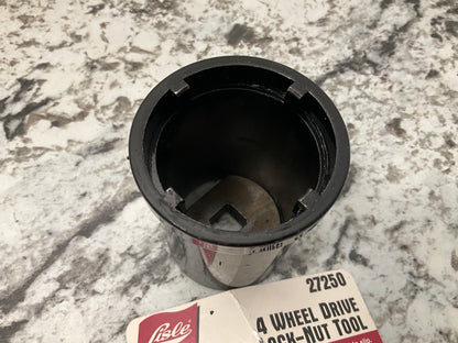 NEW, OPEN PACKAGING - Lisle 27250 Wheel Bearing Lock-Nut Tool Socket