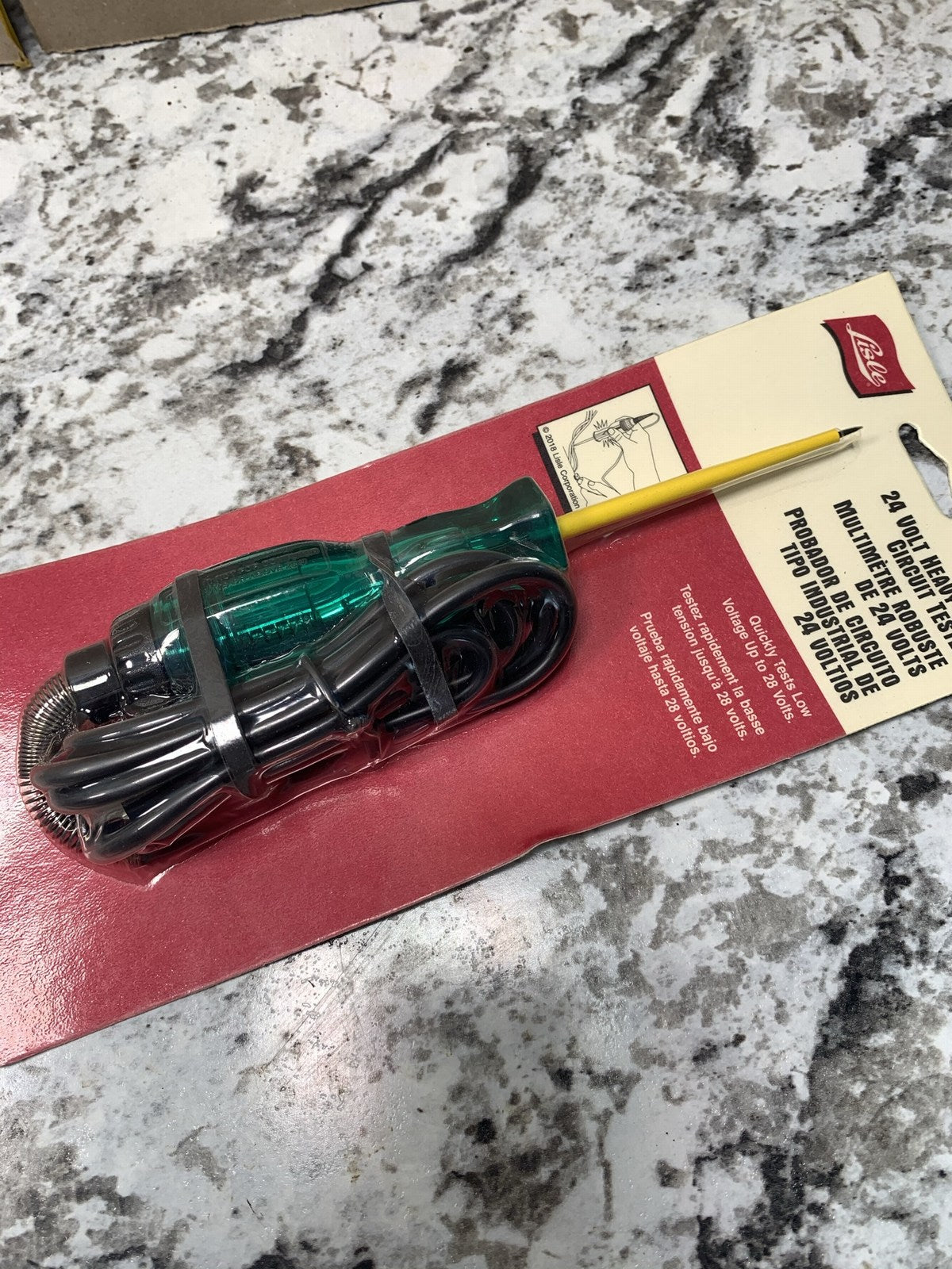 Lisle 27430 24V Heavy-Duty Circuit Tester Tool For 24 Volt Applications