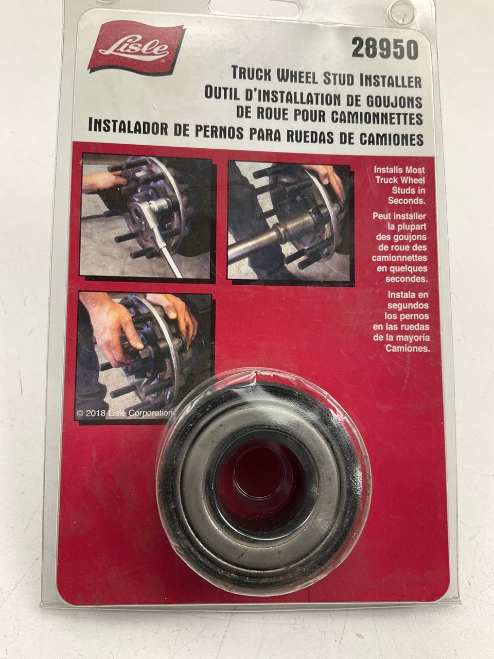 Lisle 28950 Truck Wheel Stud Installer - Installs Most Truck Wheel Studs Quickly