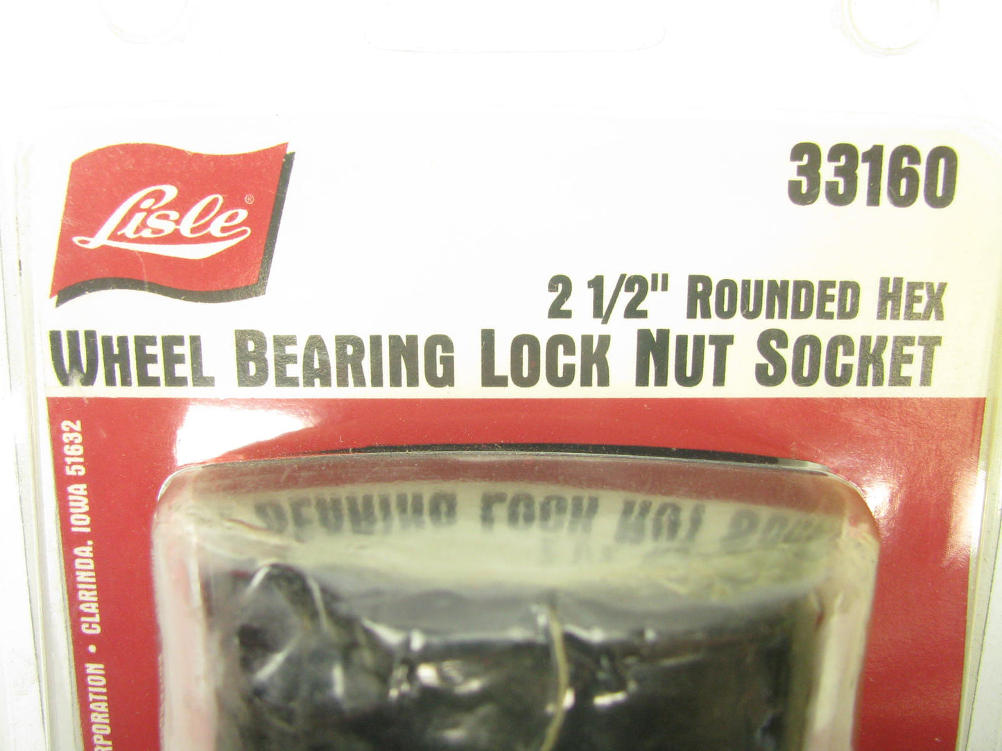 Lisle 33160 2-1/2'' Rounded Hex Wheel Bearing Lock Nut Socket