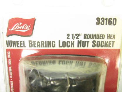 Lisle 33160 2-1/2'' Rounded Hex Wheel Bearing Lock Nut Socket