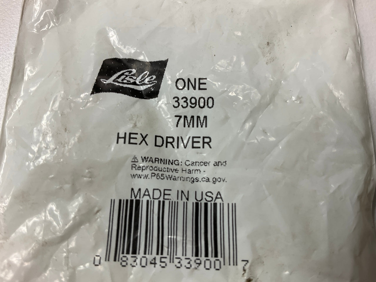 Lisle 33900 - 3/8'' Drive 7mm Metric Hex Bit Socket For Brake Caliper Work