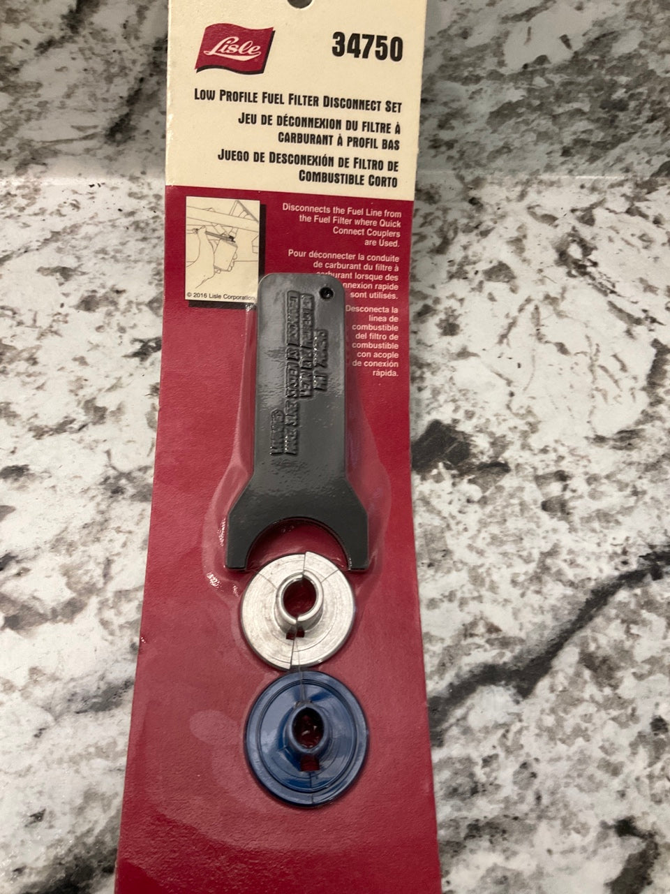 Lisle 34750 Low Profile Fuel Line Disconnect Tool Set