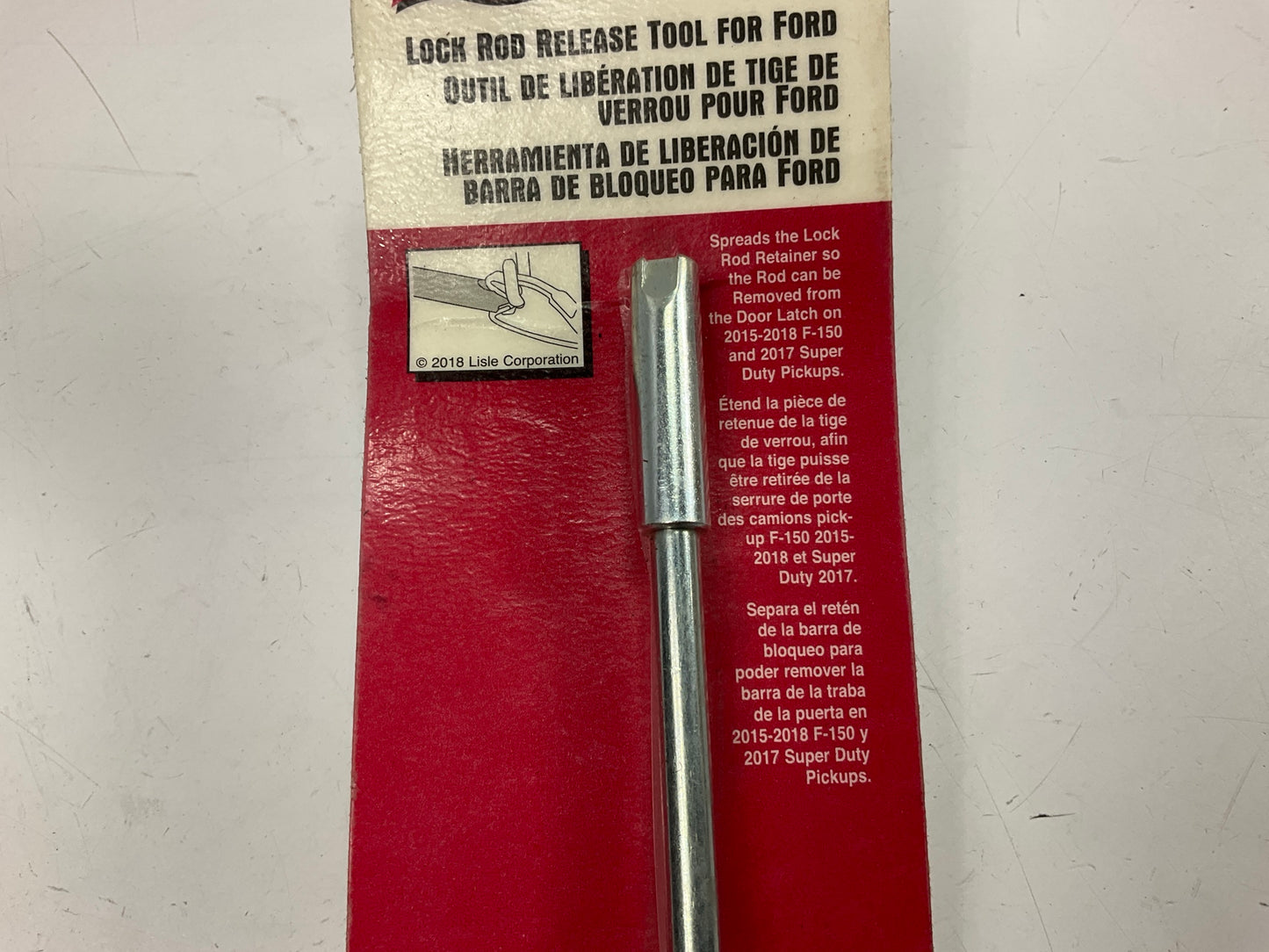 Lisle 34950 Lock Rod Release Tool - Ford F-150 F-250 F-350 Door Latch Service