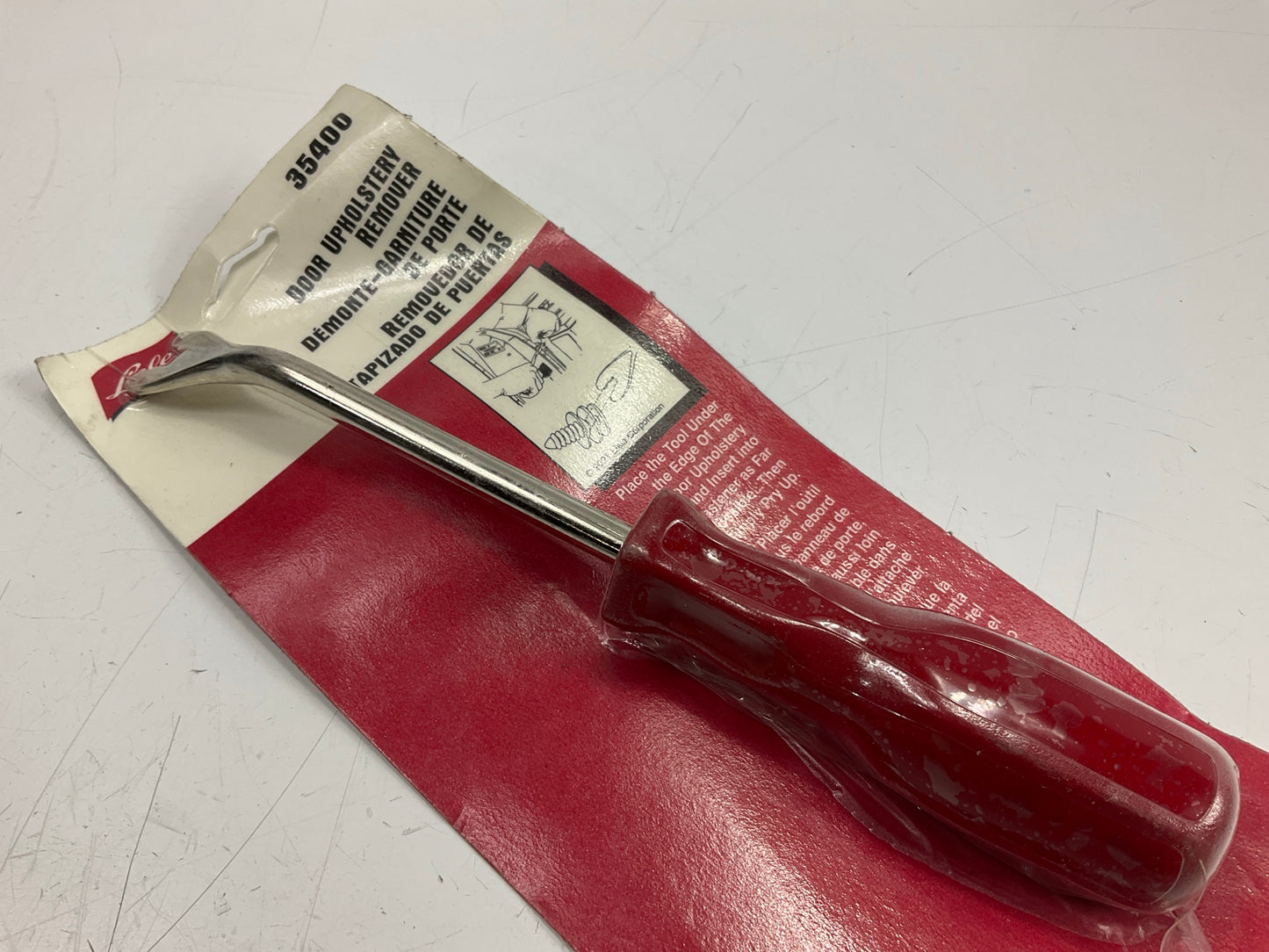 Lisle 35400 Door Upholstery Remover - Remove Plastic Clips Easily