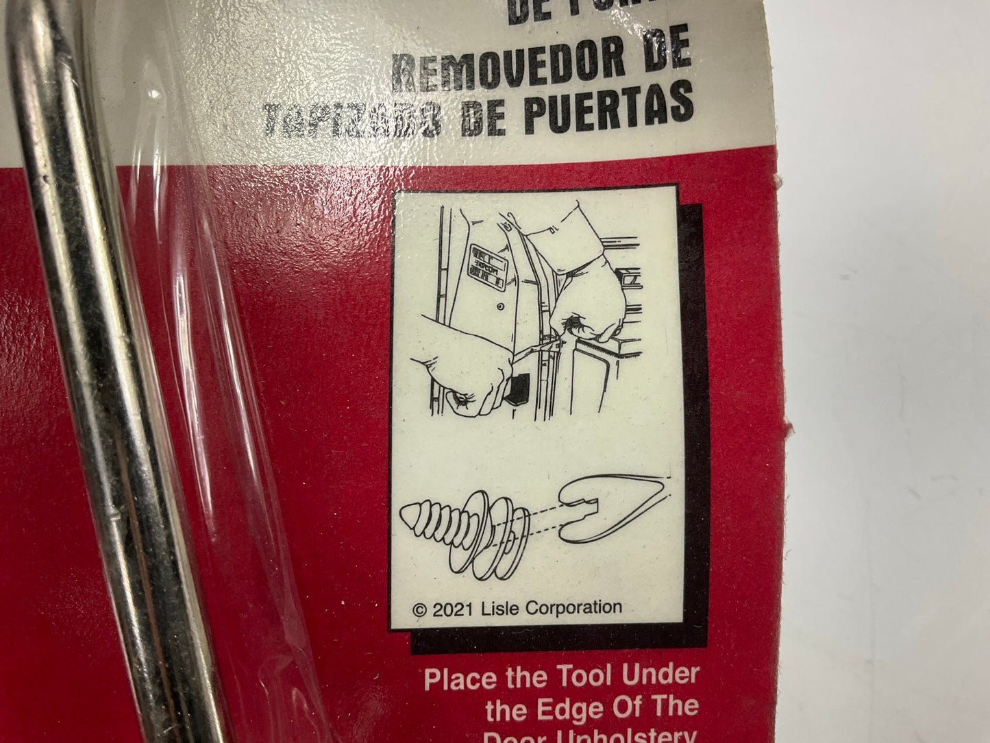 Lisle 35400 Door Upholstery Remover - Remove Plastic Clips Easily