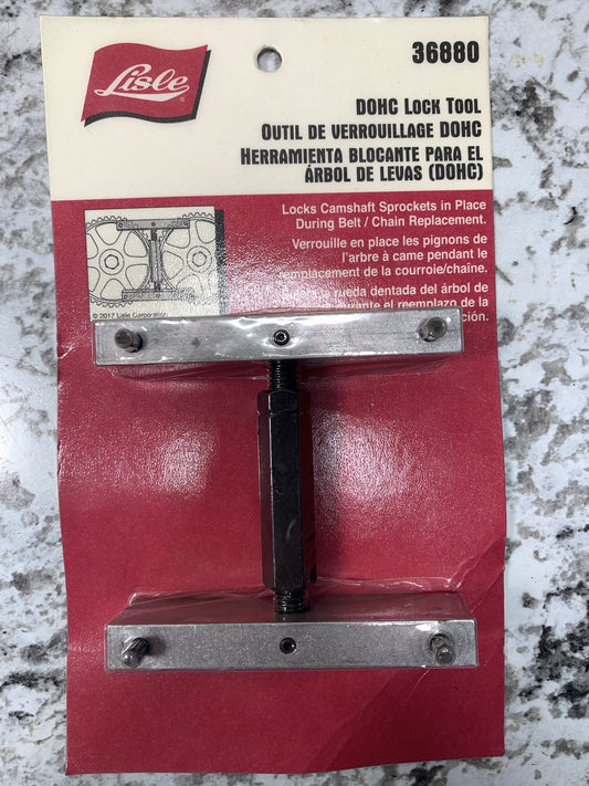 Lisle 36880 Dual Overhead Cam (DOHC) Lock Tool - Locks Camshaft Sprockets