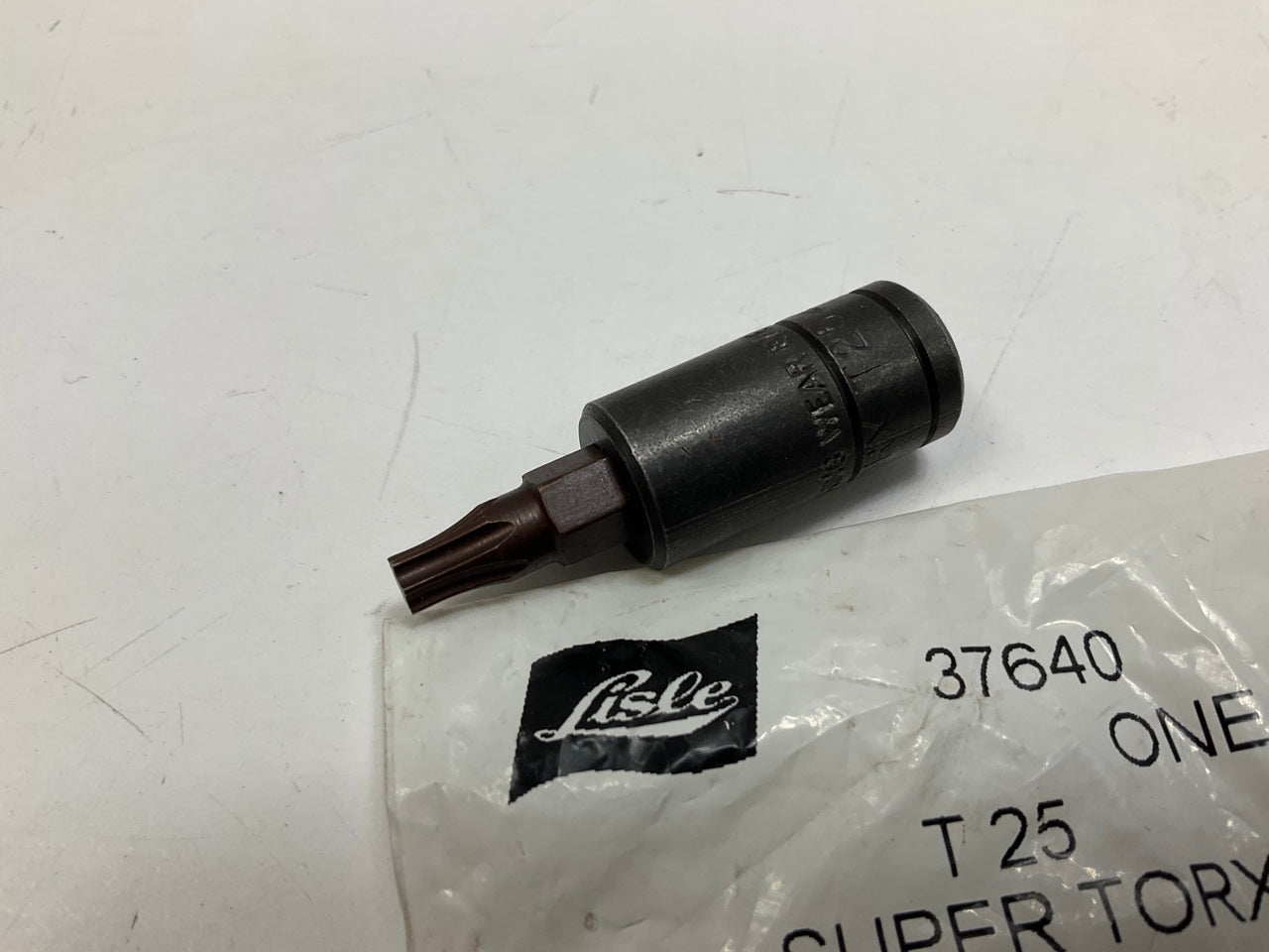Lisle 37640 T-25 Super Torx Bit, 1/4'' Drive - MADE IN USA