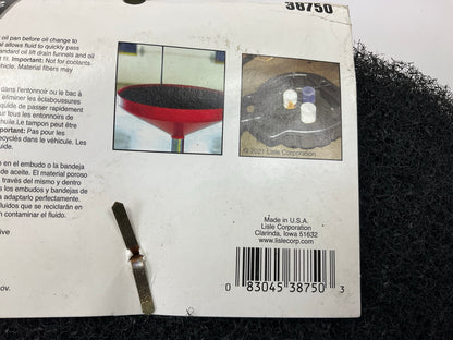 Lisle 38750 15'' Diameter Pad Protects Floors & Work Area From Messy Oil Splatter