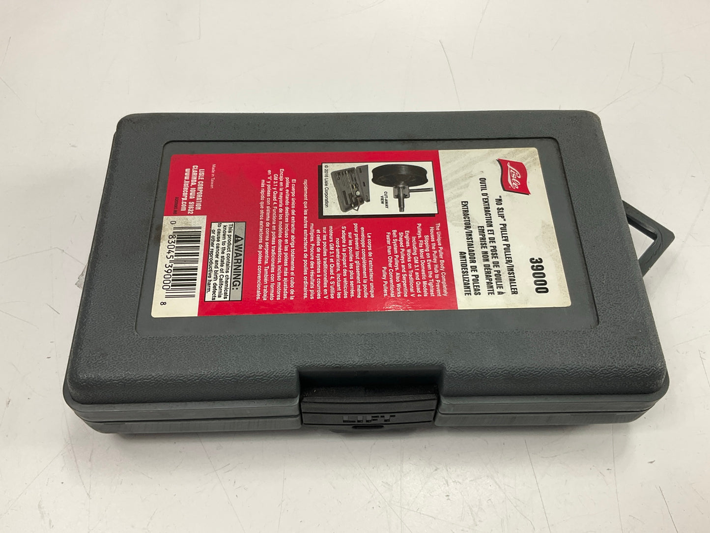 USED#2 Lisle 39000 No-Slip Pulley Puller Tool Set For Power Steering Alternators