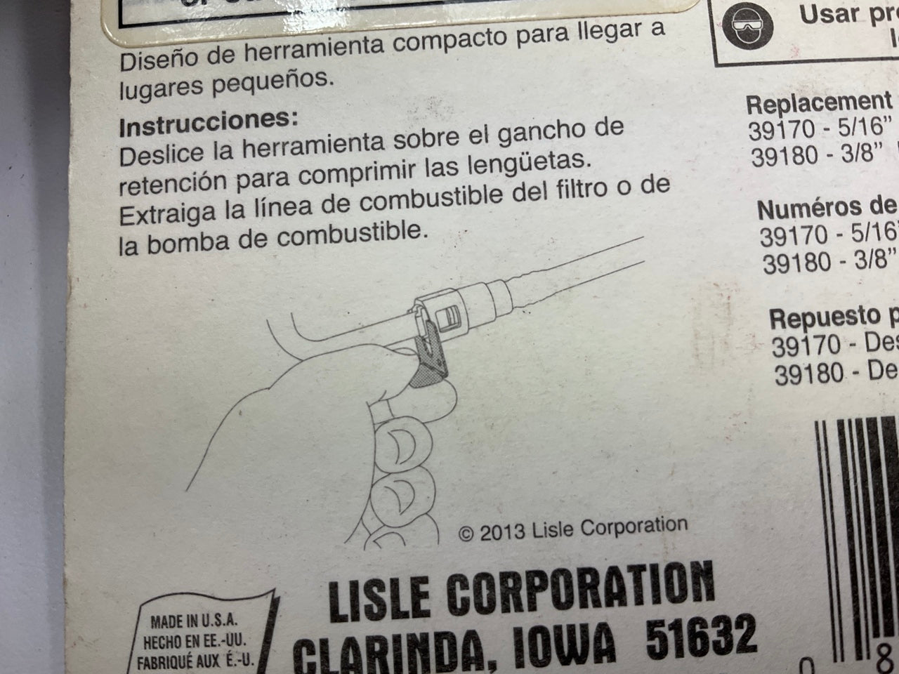 Lisle 39160 Fuel Line Retaining Clip Tool Set