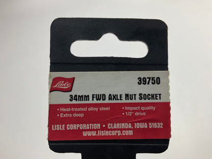 Lisle Tools 39750 FWD Axle Nut Socket - 34mm