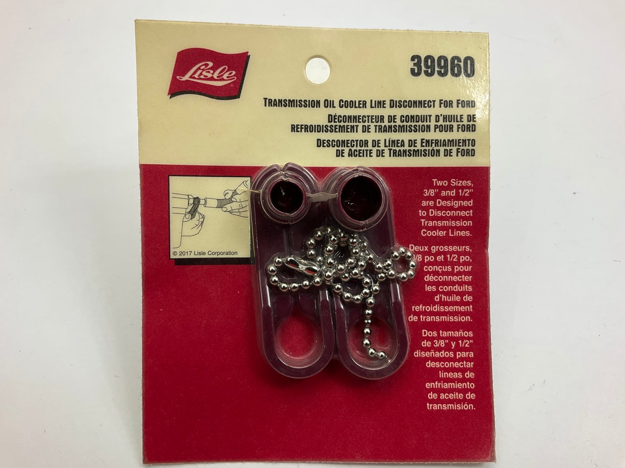 Lisle 39960 Ford Transmission Oil Cooler Line Disconnect Set 3/8'' & 1/2''
