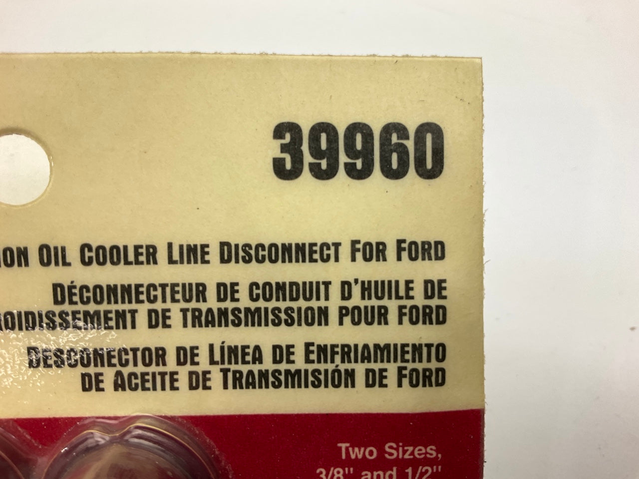 Lisle 39960 Ford Transmission Oil Cooler Line Disconnect Set 3/8'' & 1/2''