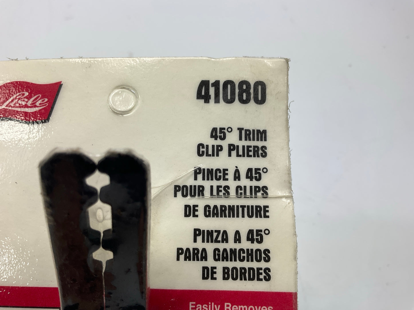 Lisle 41080 45 Degree Trim Clip Pliers, Removes Trim Panel Fasteners