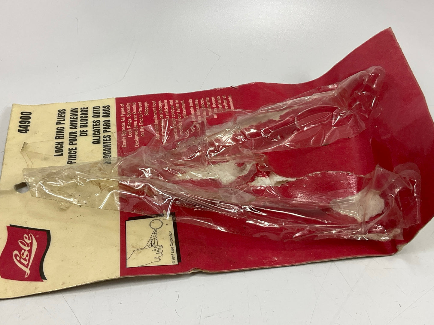 OPEN PACKAGE - Lisle 44900 Lock Ring Pliers