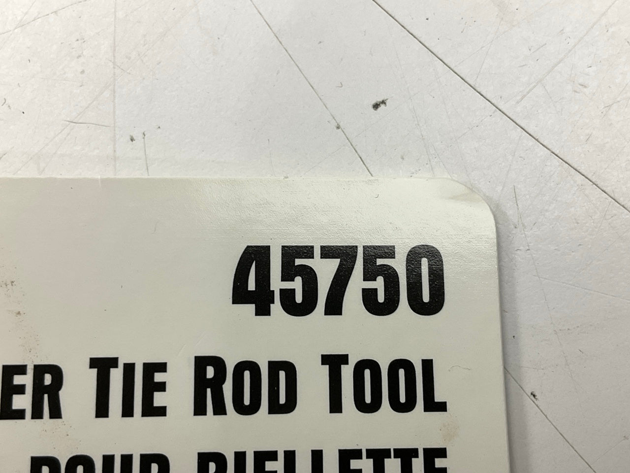 Lisle 45750 Inaccessible Inner Tie Rod Removal Tool With Crowfoot And Retainer