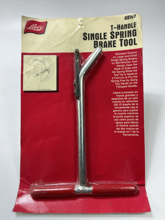 Lisle 49100 T-Handle Single Spring Brake Tool