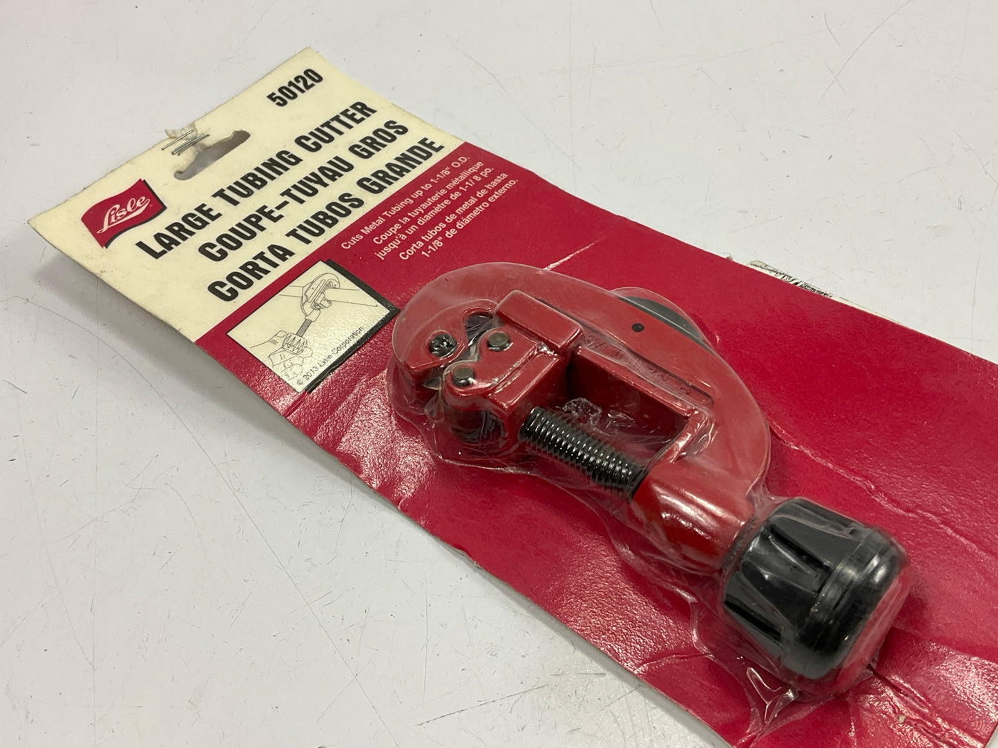 Lisle 50120 Large Metal Tube Tubing Cutter (1/8''-1-1/8'' Range)