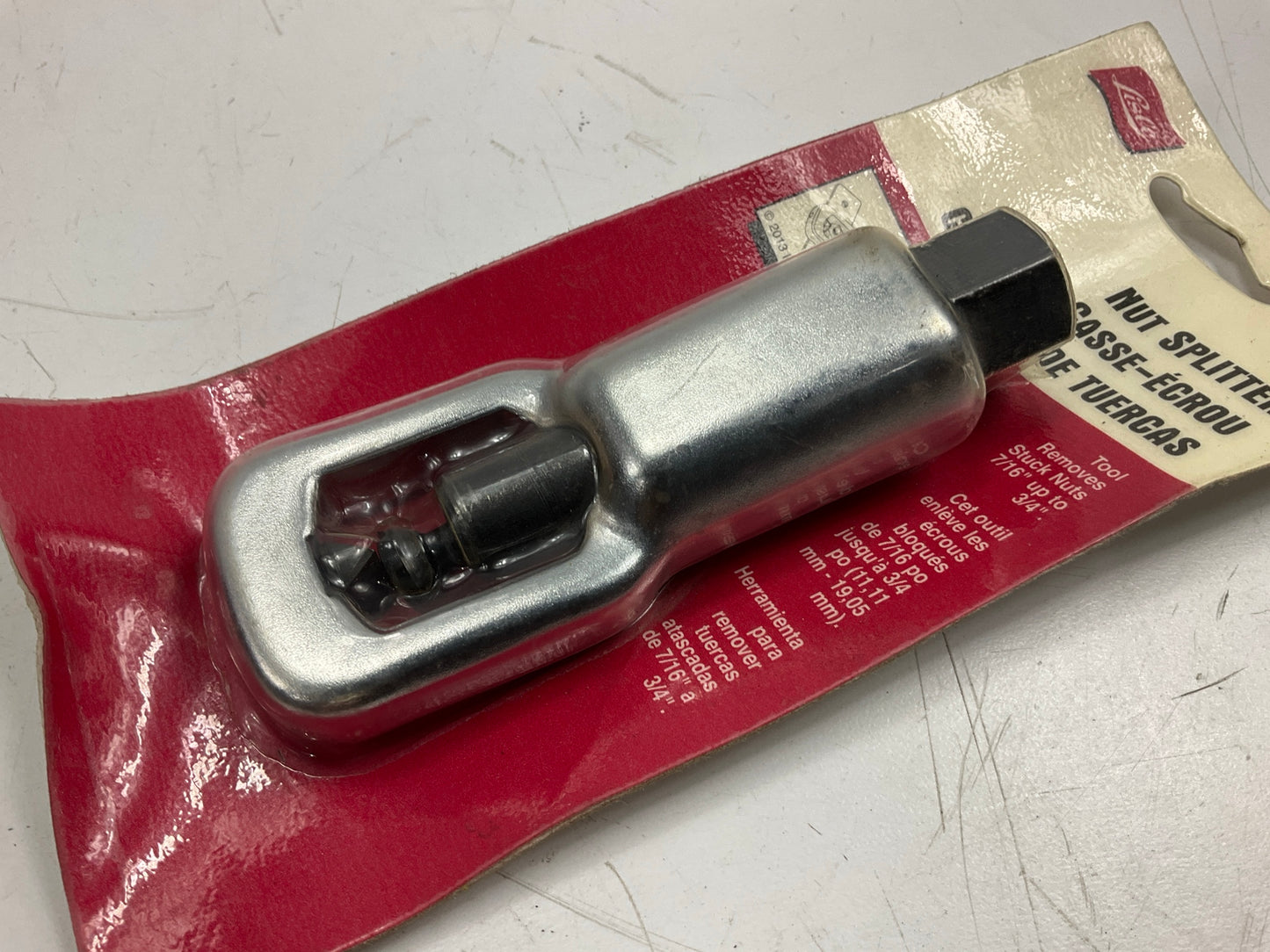 Lisle 50180 Nut Splitting Slpitter Tool - Removes Stuck Nuts 7/16'' Up To 3/4''