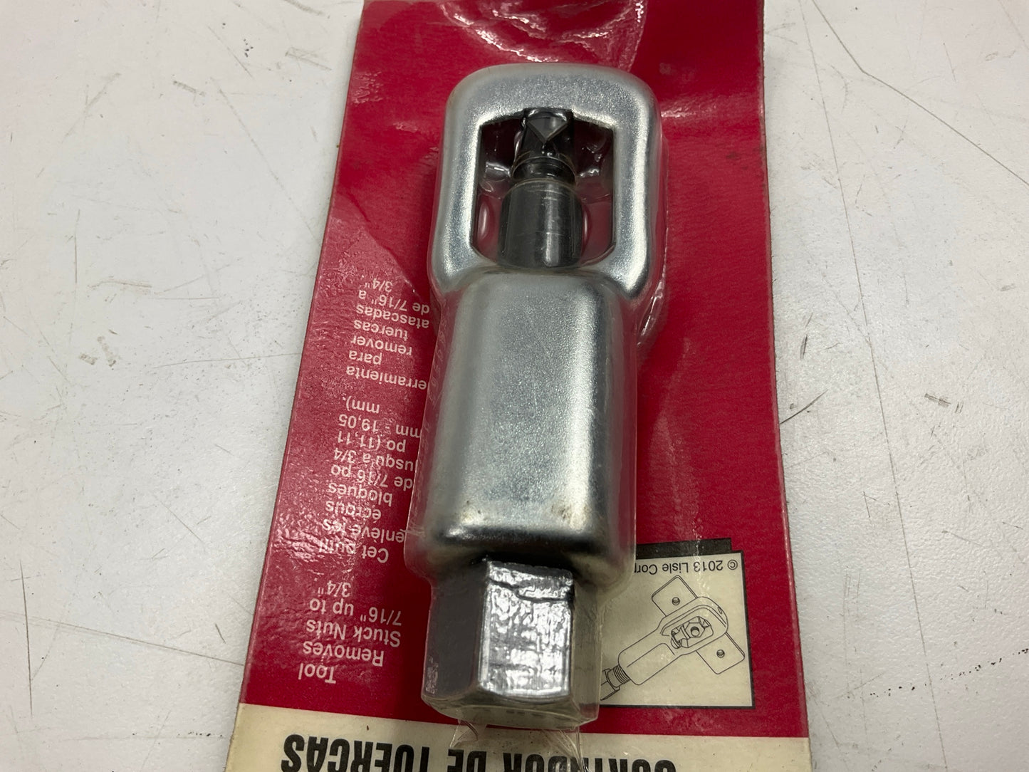 Lisle 50180 Nut Splitting Slpitter Tool - Removes Stuck Nuts 7/16'' Up To 3/4''
