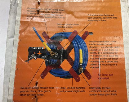 Lisle 50350 Side Winder Air Hose Reel Brand New