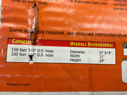 Lisle 50350 Side Winder Air Hose Reel Brand New