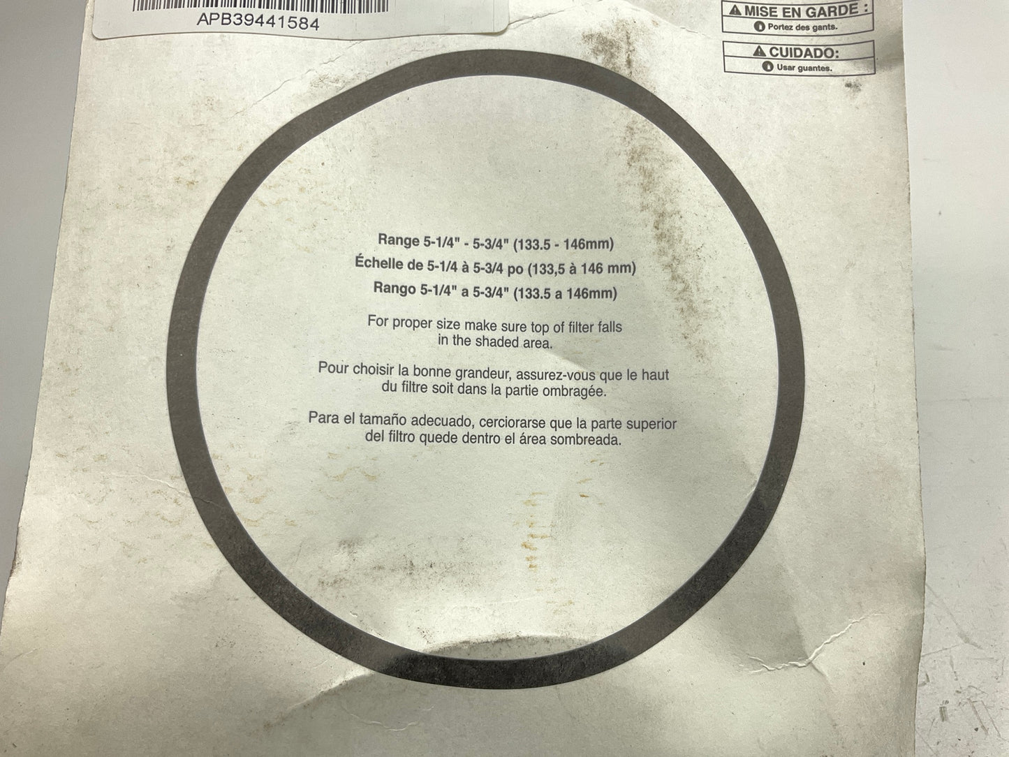 Lisle 54300 ''Swivel Grip'' Oil Filter Wrench For CAT Engines, 5-1/4''-5-3/4'' Range