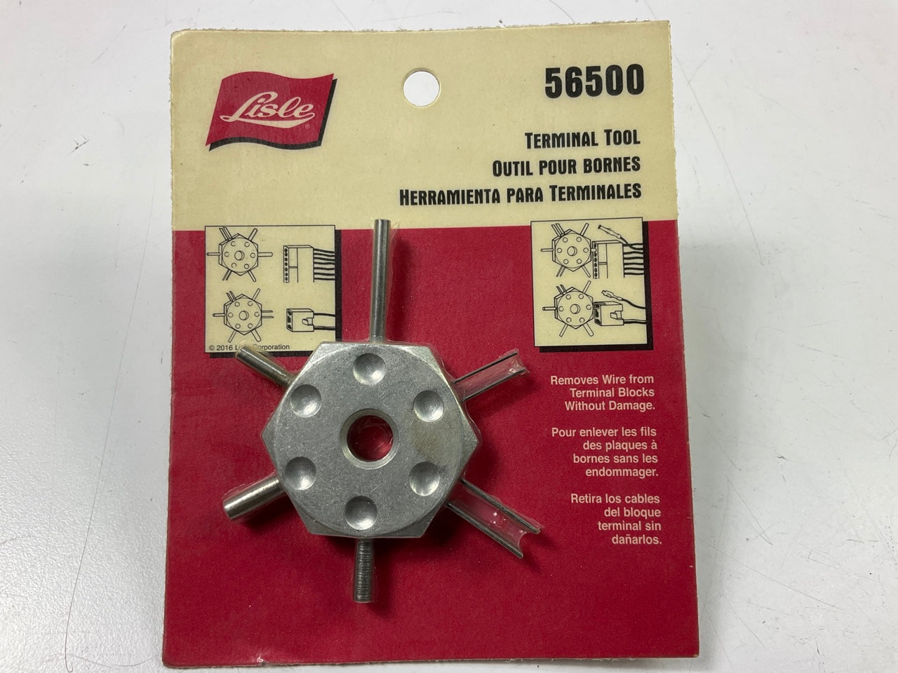 Lisle 56500 Wire Terminal Tool Removes Wires From Terminal Blocks