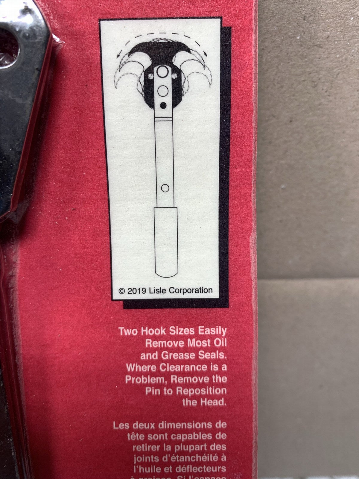 Lisle Tools 56650 Adjustable Oil & Grease Seal Puller Tool