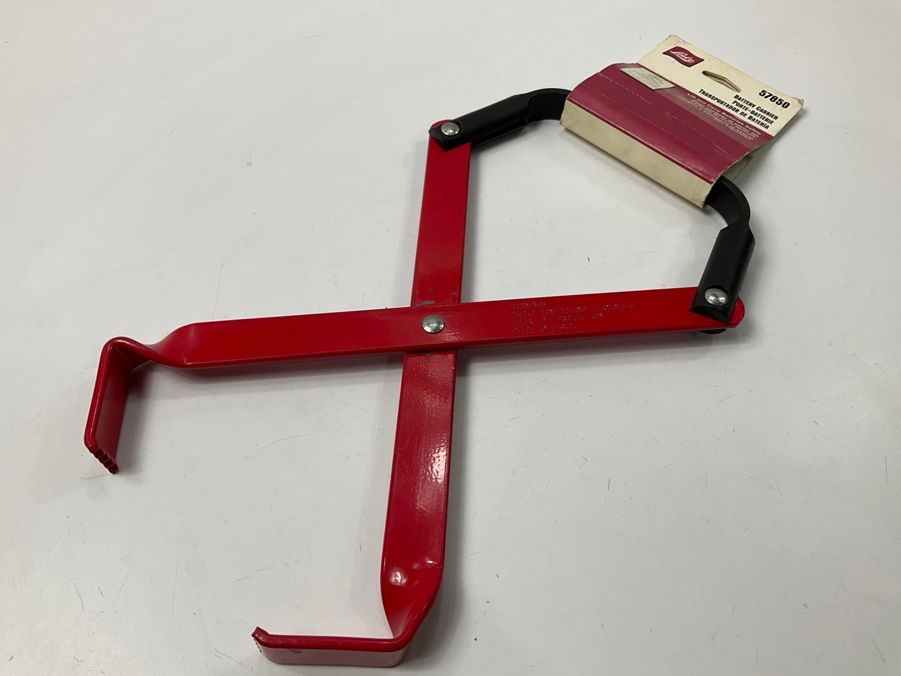 Lisle 57850 Battery Carrier, Steel Jaws - Lift And Carry Batteries Safely
