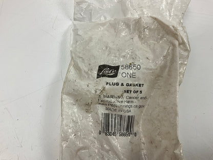 Lisle 58650 Oil Drain Plug & Gasket (Set Of 5)