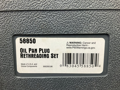 Lisle 58850 Oil Pan Plug Rethreading Kit