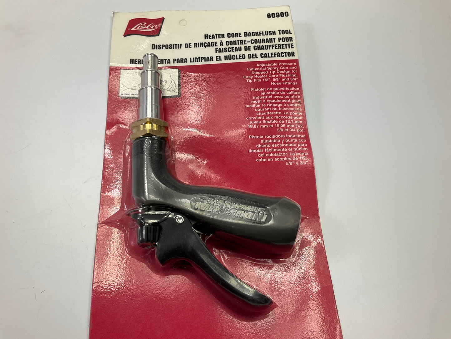 Lisle 60900 Heater Core Backflush Tool For Back Flushing A/C Heater Cores