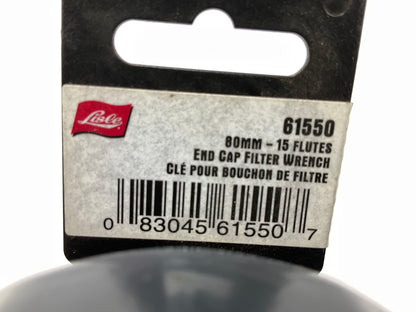 Lisle 61550 80mm - 15 Flutes Oil Filter Cup Wrench