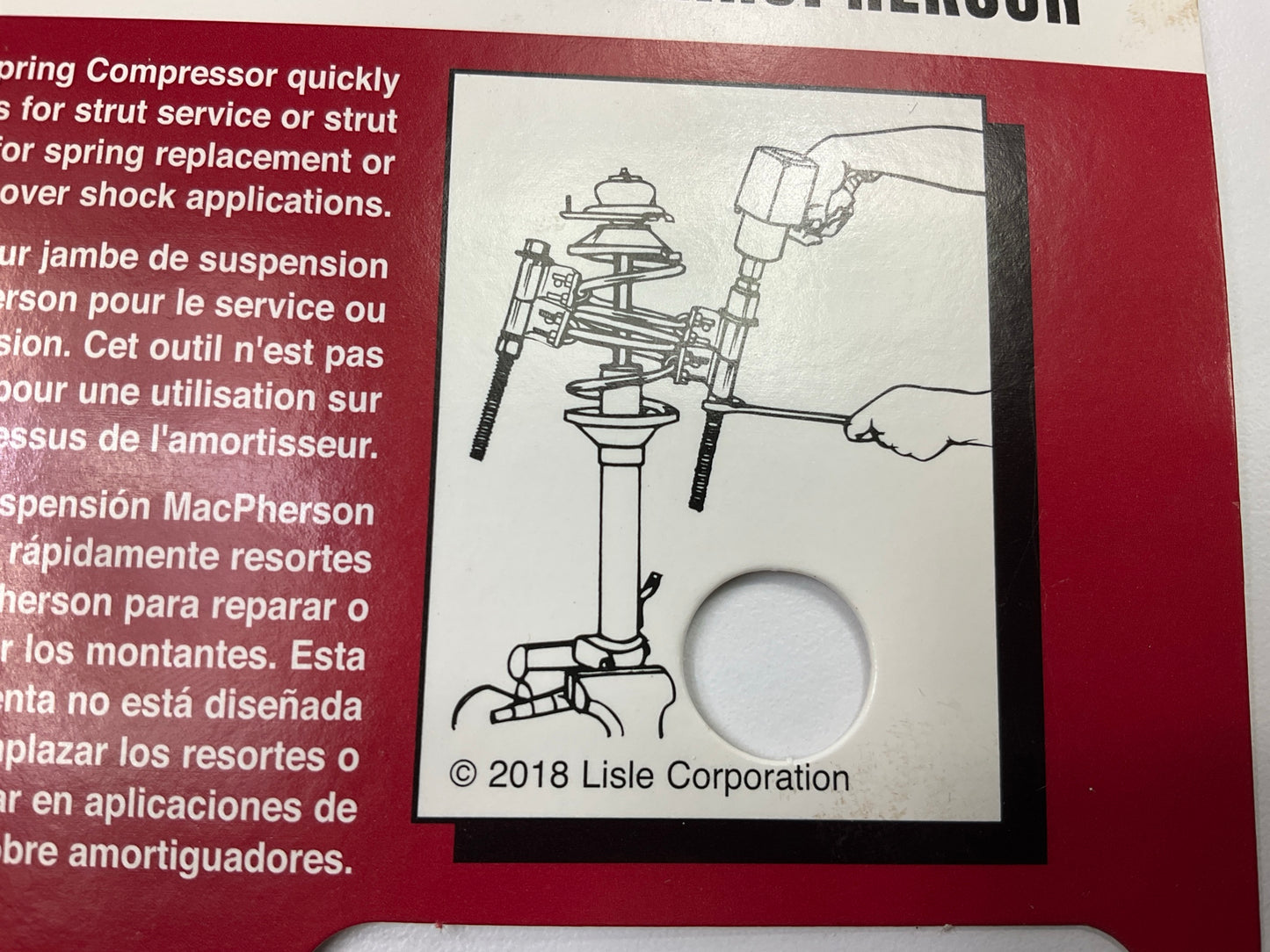 MISSING 4 Clamps & 4 Nuts - Sold AS-IS AS SHOWN Lisle 62300 Mcpherson Strut Tool
