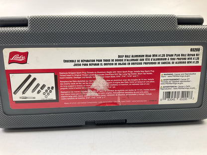 Lisle 65200 Deep Hole Aluminum Head M14x1.25 Spark Plug Hole Repair Kit