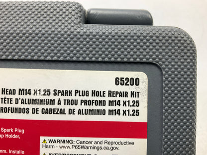 Lisle 65200 Deep Hole Aluminum Head M14x1.25 Spark Plug Hole Repair Kit