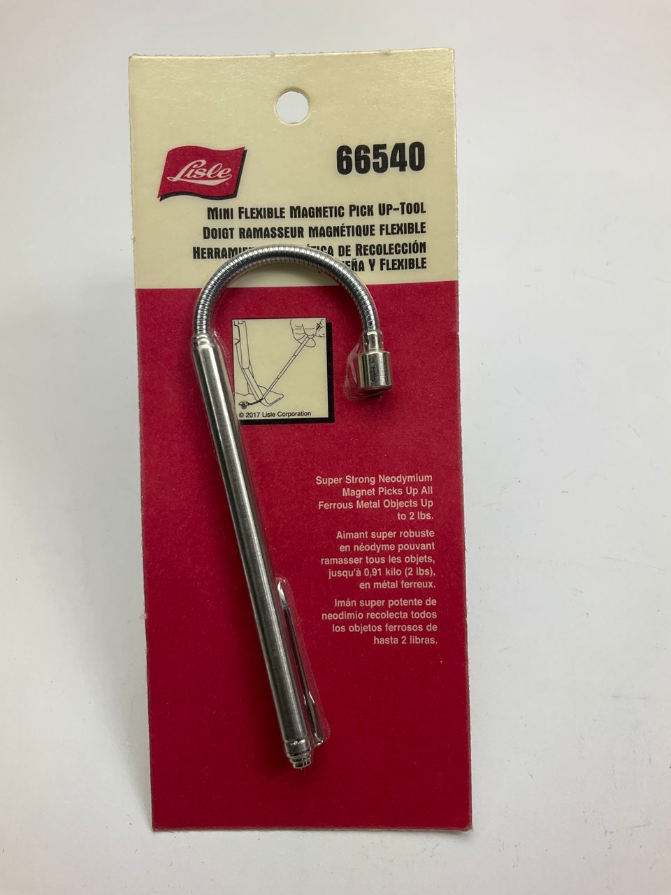 Lisle 66540 Mini-Flexible 13'' Magnetic Pick-Up Tool