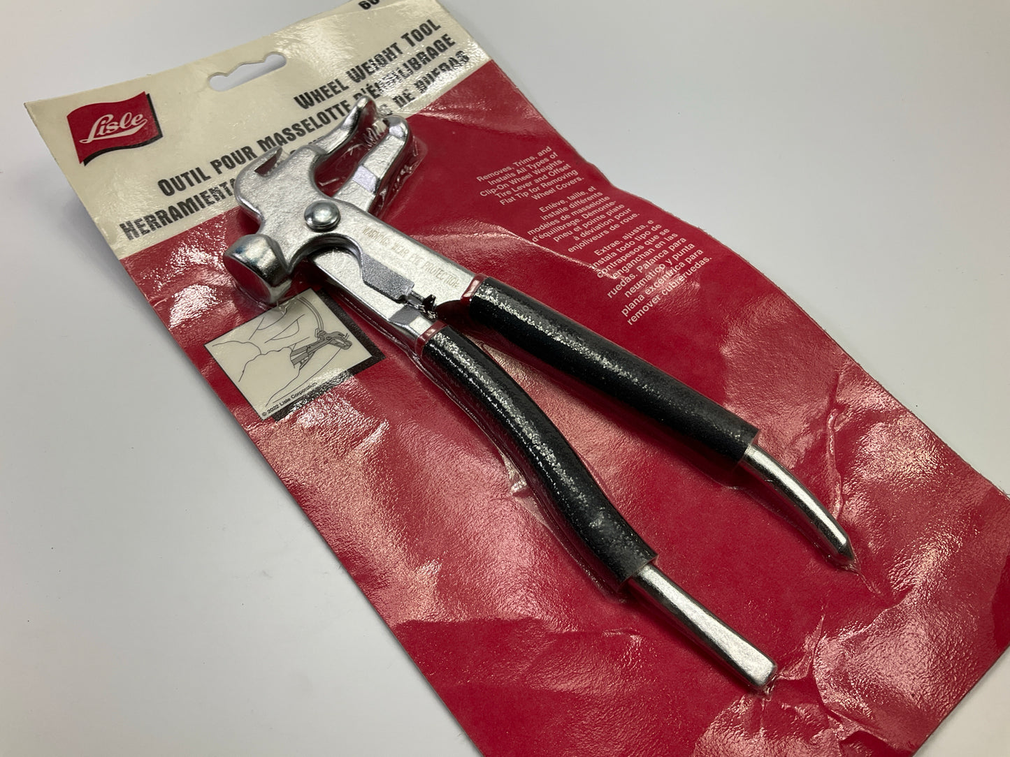 Lisle 68130 Wheel Weight Tool W/ Lever For Removing Wheel Covers