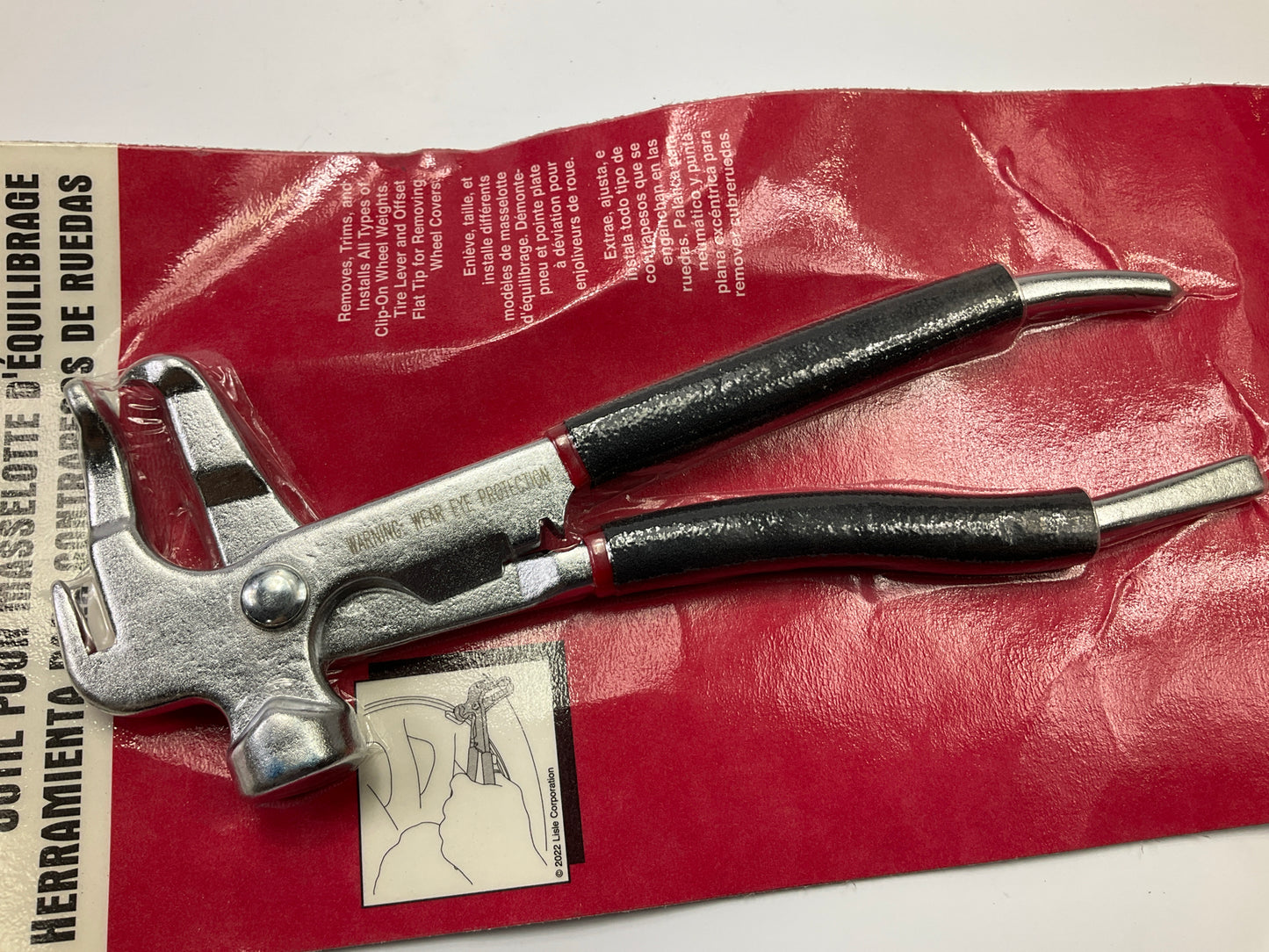 Lisle 68130 Wheel Weight Tool W/ Lever For Removing Wheel Covers