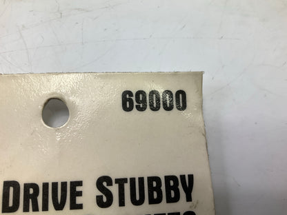Lisle 69000 Metric Dual Drive Stubby Hex Allen Sockets 4pc 10mm 12mm 14mm 17mm
