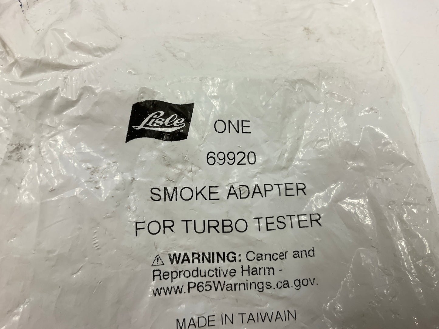 Lisle 69920 Smoke Adapter For Turbo Tester Tool, Connects To Smoke Machines