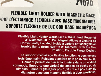 Lisle 71070 Flexible Flashlight Light Holder With Magnetic Base