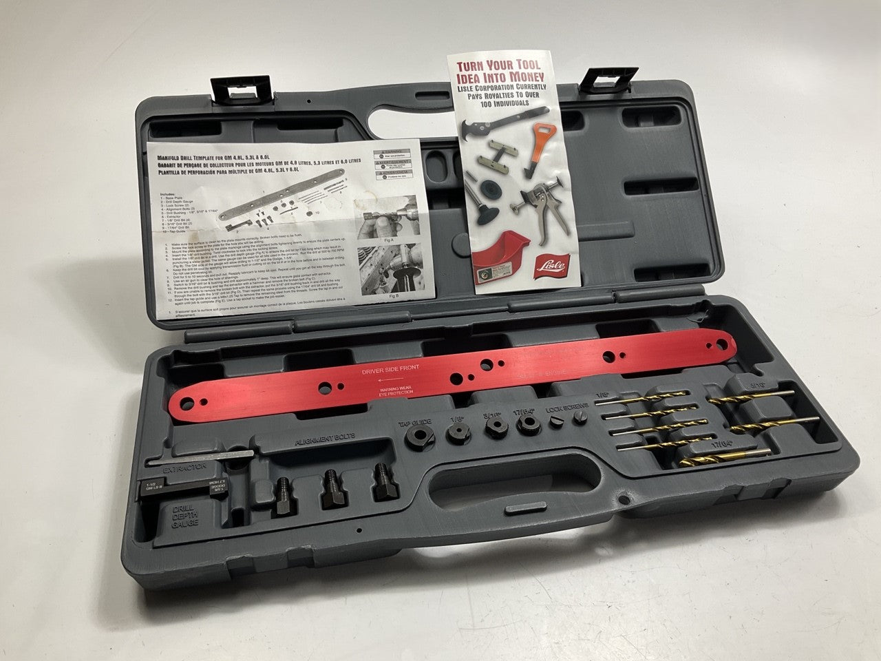 Lisle 71400 Manifold Drill Template For GM LSIII 4.8L, 5.3L And 6.0L