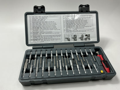 Lisle 71750 Quick Change Electric Terminal Connector Tool Set W/ LED Light