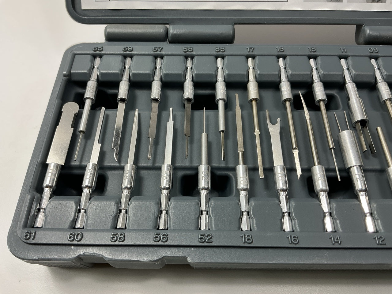 Lisle 71750 Quick Change Electric Terminal Connector Tool Set W/ LED Light