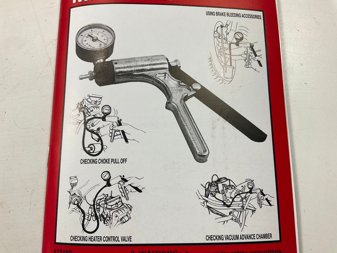 Lisle 75000 Hand Operated Vacuum Testing / Brake Bleeder Kit