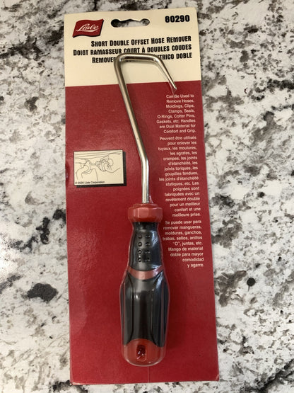 Lisle 80290 Short Double Offset Hose Remover Pick Tool