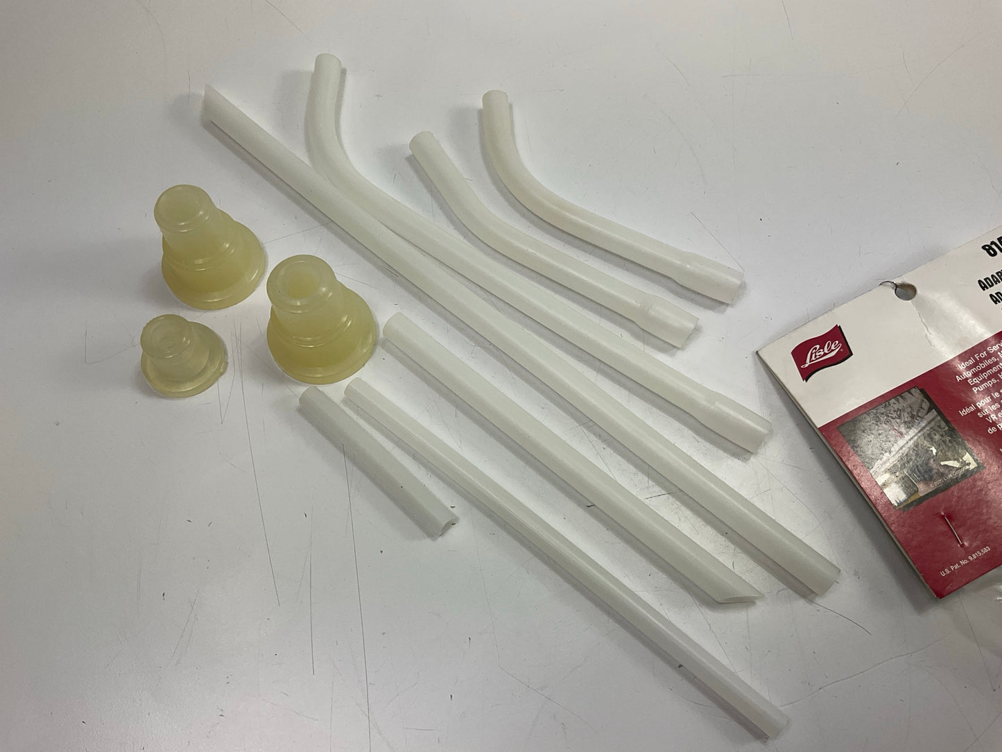 Lisle 81450 Fluid Transfer Adapter Cap Tube Set Kit Service Hard-To-Reach Areas